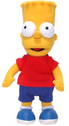 bart simpsons plush